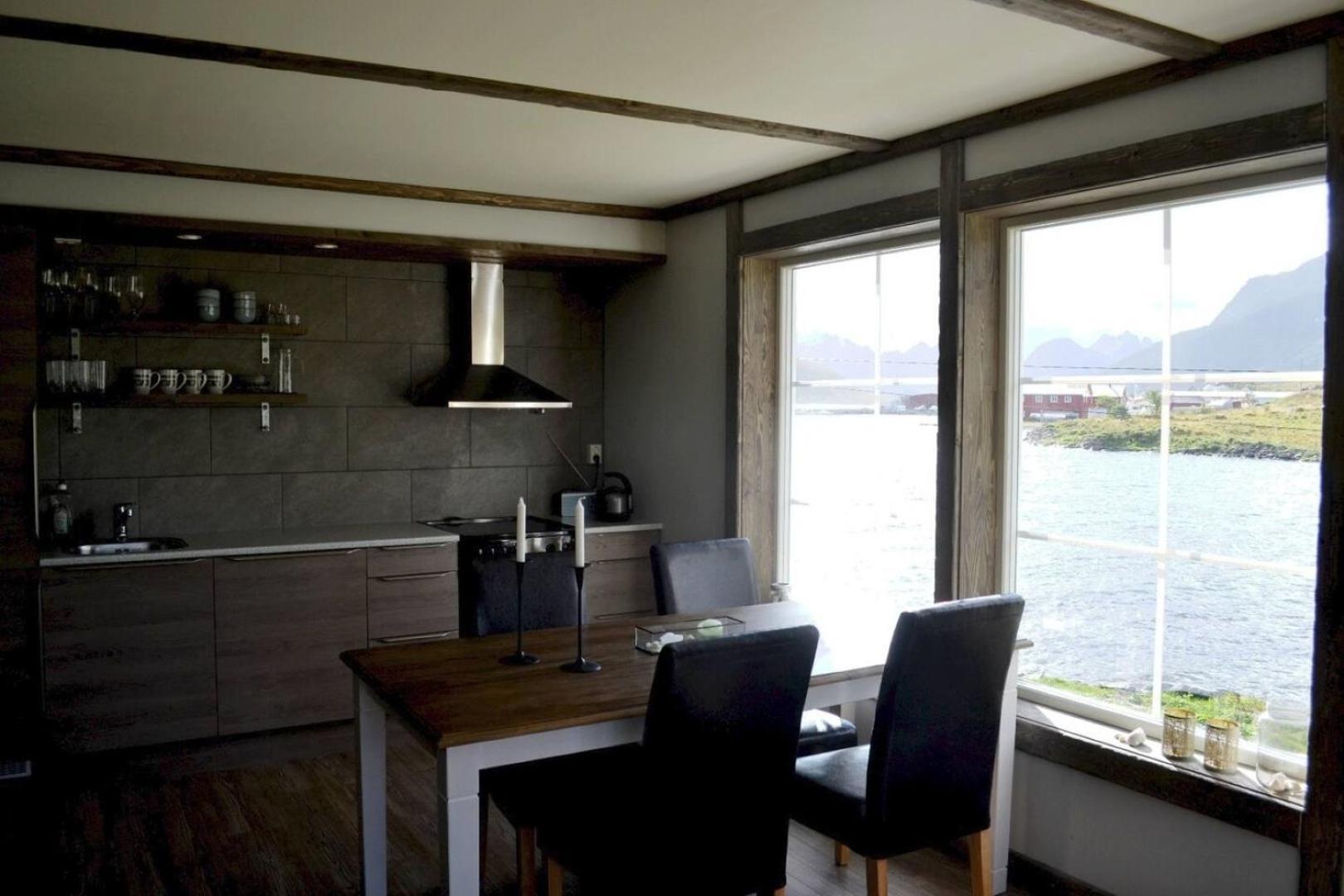 Fredvang Seahouse, Apartment A Ngoại thất bức ảnh